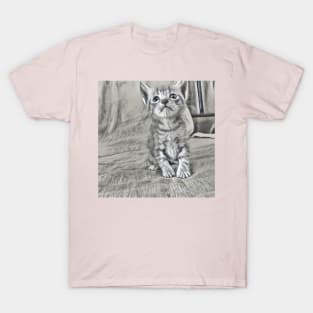 PUPPY ART LEAD T-Shirt